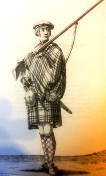 Highland soldier of the 1745 rising